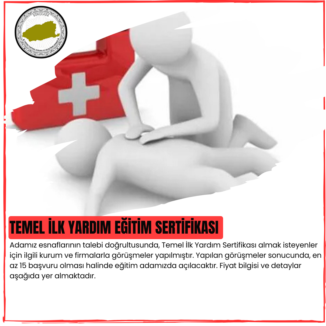TEMEL İLK YARDIM EĞİTİMİ SERTİFİKASI